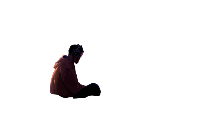 Midnight Listener Vinyl Car Decal Sticker – Waterproof & UV-Resistant 8"