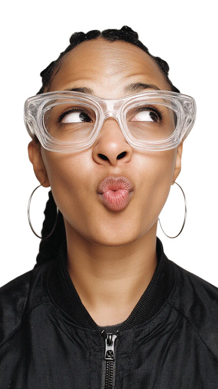 Brazilian Woman Portrait Vinyl Car Decal Sticker – Waterproof & UV-Resistant 8"