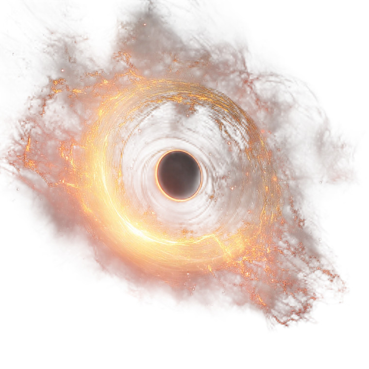 Cosmic Black Hole V3 Vinyl Car Decal Sticker – Waterproof & UV-Resistant 8"