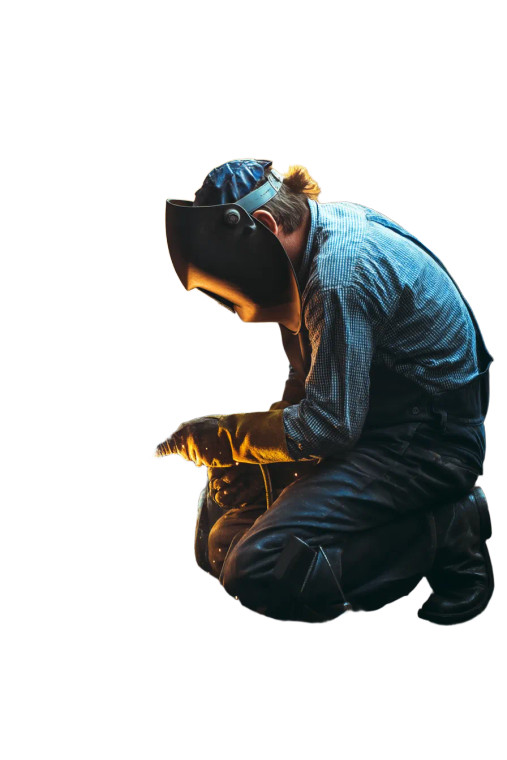 Welding Worker V2 Vinyl Car Decal Sticker – Waterproof & UV-Resistant 8"