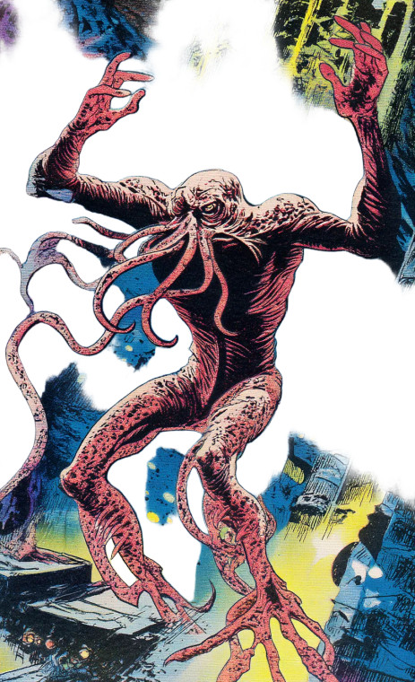 Tentacled Humanoid Creature Vinyl Car Decal Sticker – Waterproof & UV-Resistant 8"