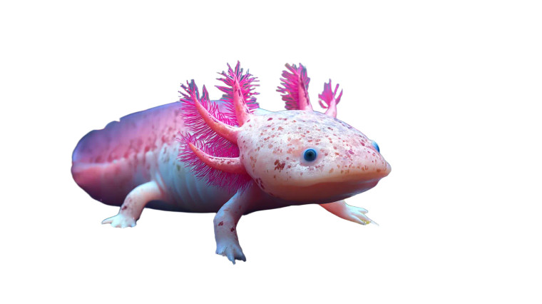 Cute Axolotl Vinyl Car Decal Sticker – Waterproof & UV-Resistant 8"