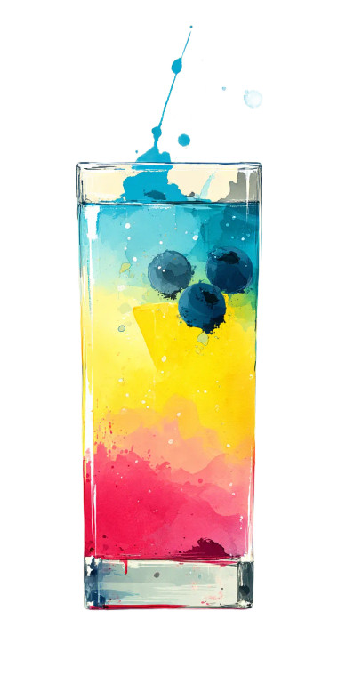 Sparkling Lemonade Glass Vinyl Car Decal Sticker – Waterproof & UV-Resistant 8"