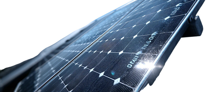 Solar Panel Array Vinyl Car Decal Sticker – Waterproof & UV-Resistant 8"