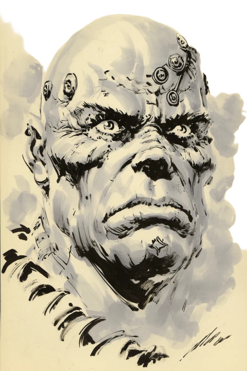 Space Marine Portrait V3 Vinyl Car Decal Sticker – Waterproof & UV-Resistant 8"