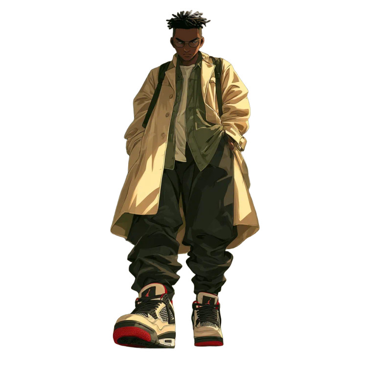 Stylish Anime Student Vinyl Car Decal Sticker – Waterproof & UV-Resistant 8"