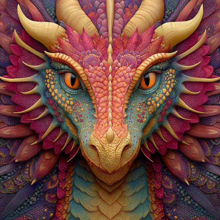 Dragon Face Vinyl Car Decal Sticker – Waterproof & UV-Resistant 8"