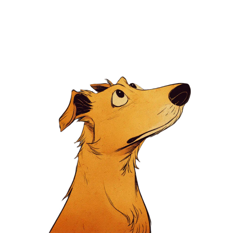 A Dog V4 Vinyl Car Decal Sticker – Waterproof & UV-Resistant 8"