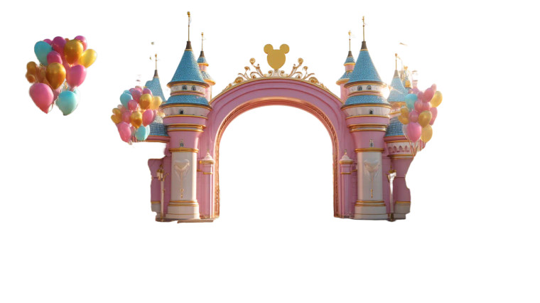 Magical Disneyland Entrance Vinyl Car Decal Sticker – Waterproof & UV-Resistant 8"