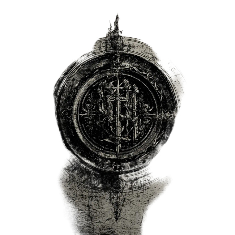 Ancient Sigil Logo Vinyl Car Decal Sticker – Waterproof & UV-Resistant 8"