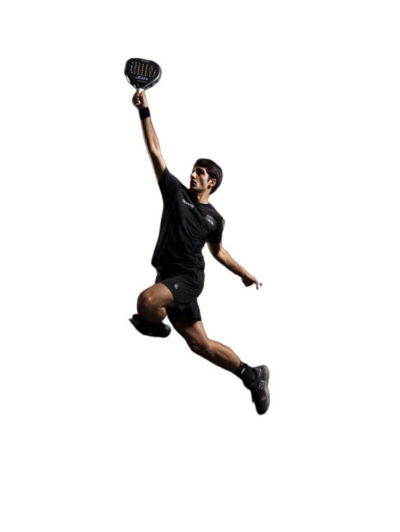 Padel Player Smash V2 Vinyl Car Decal Sticker – Waterproof & UV-Resistant 8"