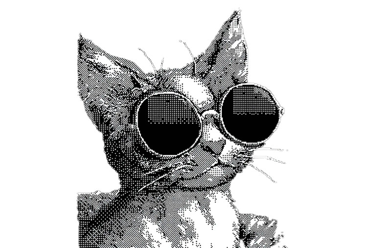 Pixel Art Cat V2 Vinyl Car Decal Sticker – Waterproof & UV-Resistant 8"