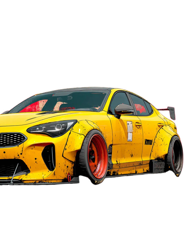 Kia Stinger Gt2 Vinyl Car Decal Sticker – Waterproof & UV-Resistant 8"