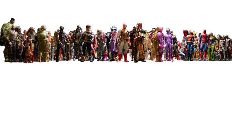 Action Figures Reflection Vinyl Car Decal Sticker – Waterproof & UV-Resistant 8"