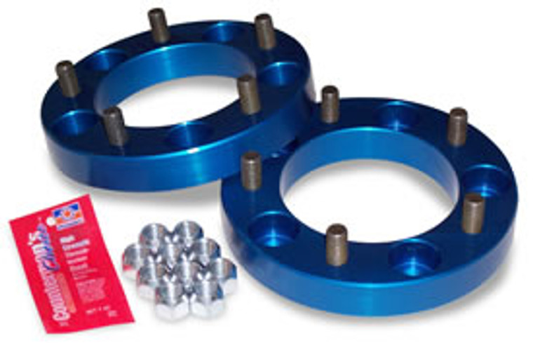 Upgrade Your Suzuki & Chevrolet | Spidertrax Aluminum Wheel Spacers, Blue Anodized, 1 Inch Thick, Set Of 2