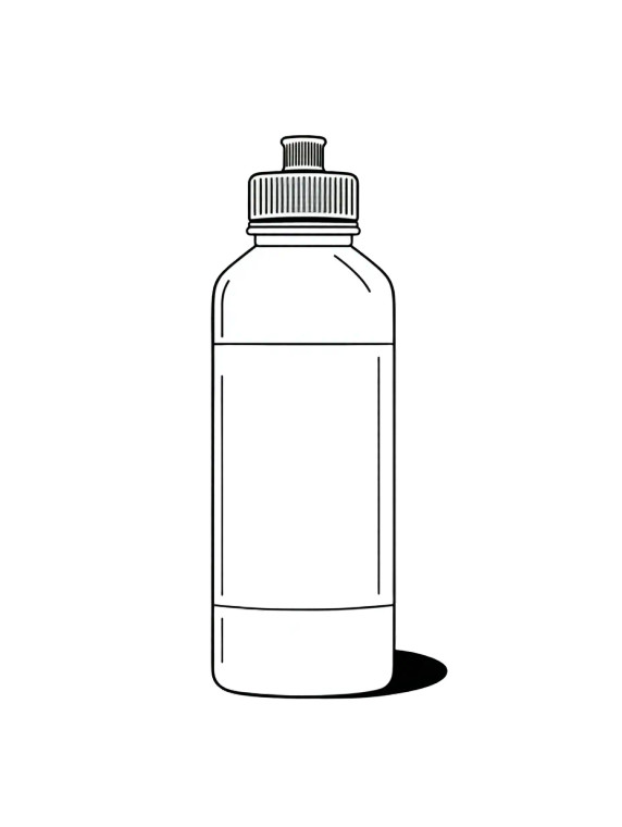 Sport Water Bottle Vinyl Car Decal Sticker – Waterproof & UV-Resistant 8" Sport Water Bottle Vinyl Car Decal Sticker – Waterproof & UV-Resistant 8"