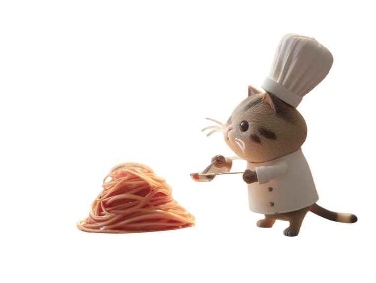 Chef Tabby Cat Vinyl Car Decal Sticker – Waterproof & UV-Resistant 8"