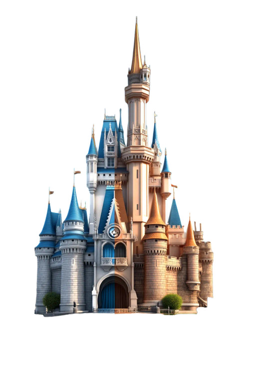 Disney Castle Vinyl Car Decal Sticker – Waterproof & UV-Resistant 8"