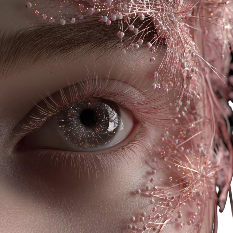 Cosmic Ethereal Woman Vinyl Car Decal Sticker – Waterproof & UV-Resistant 8"