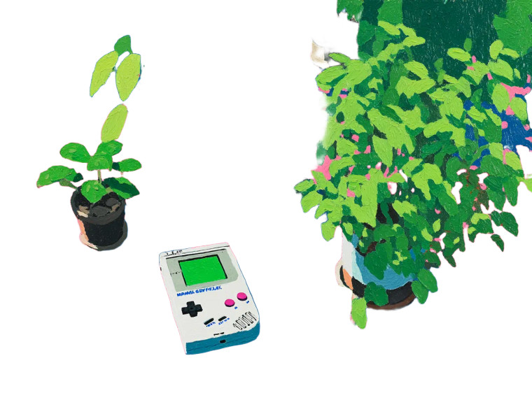 Gameboy Still Life Vinyl Car Decal Sticker – Waterproof & UV-Resistant 8"