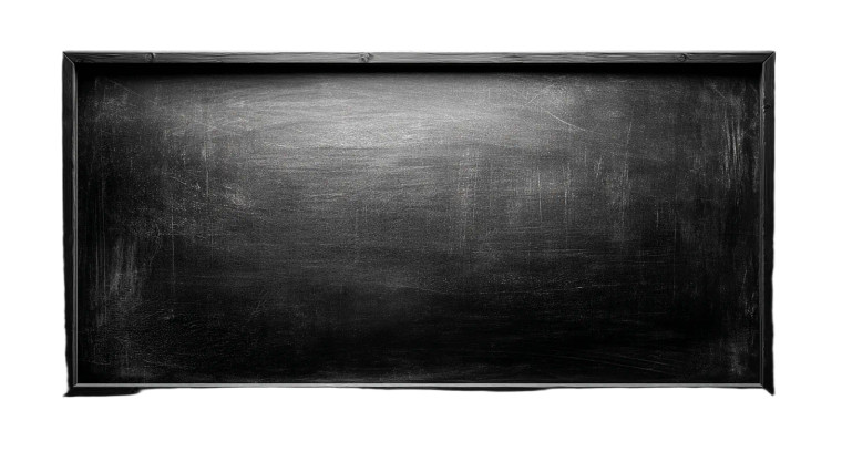 Empty Black Chalkboard Vinyl Car Decal Sticker – Waterproof & UV-Resistant 8"