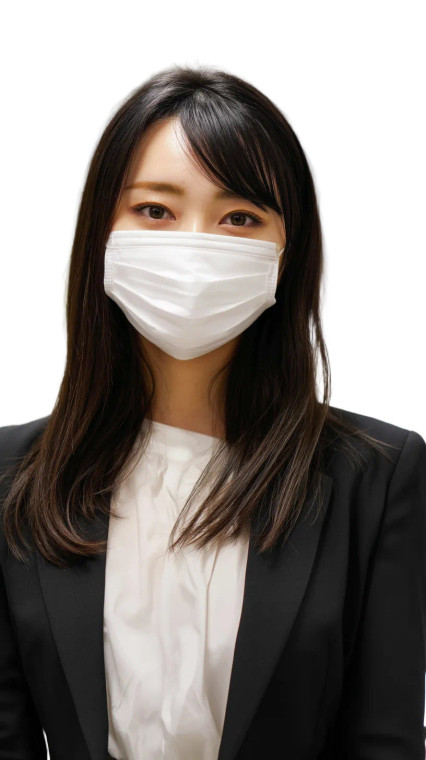 Japanese Office Lady V4 Vinyl Car Decal Sticker – Waterproof & UV-Resistant 8"