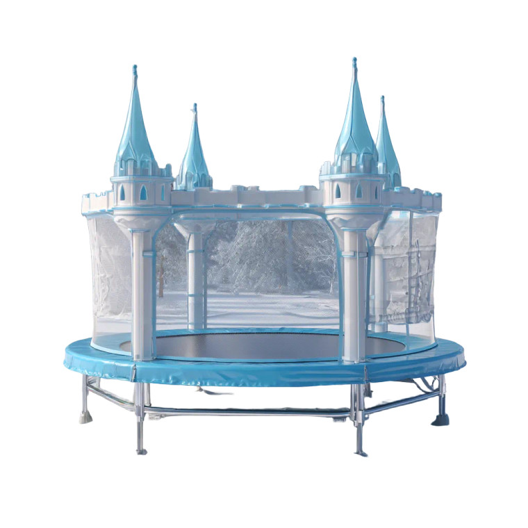 Ice Castle Trampoline Vinyl Car Decal Sticker – Waterproof & UV-Resistant 8"