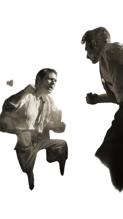 Hemingway Bar Fight Vinyl Car Decal Sticker – Waterproof & UV-Resistant 8"