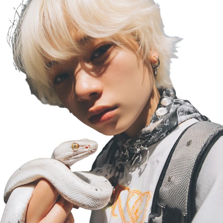 Blond Snake Charmer Vinyl Car Decal Sticker – Waterproof & UV-Resistant 8"