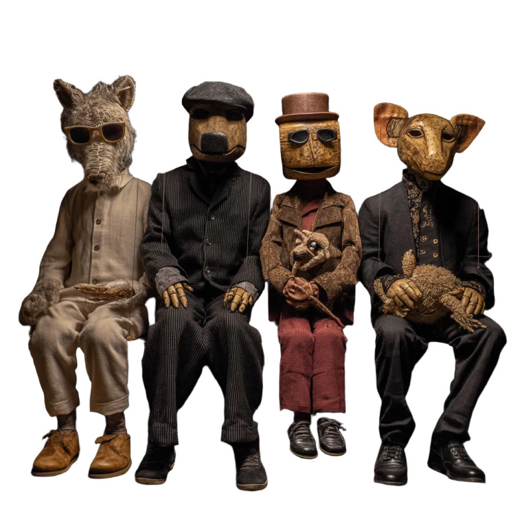 Indie Pop Puppets Vinyl Car Decal Sticker – Waterproof & UV-Resistant 8"