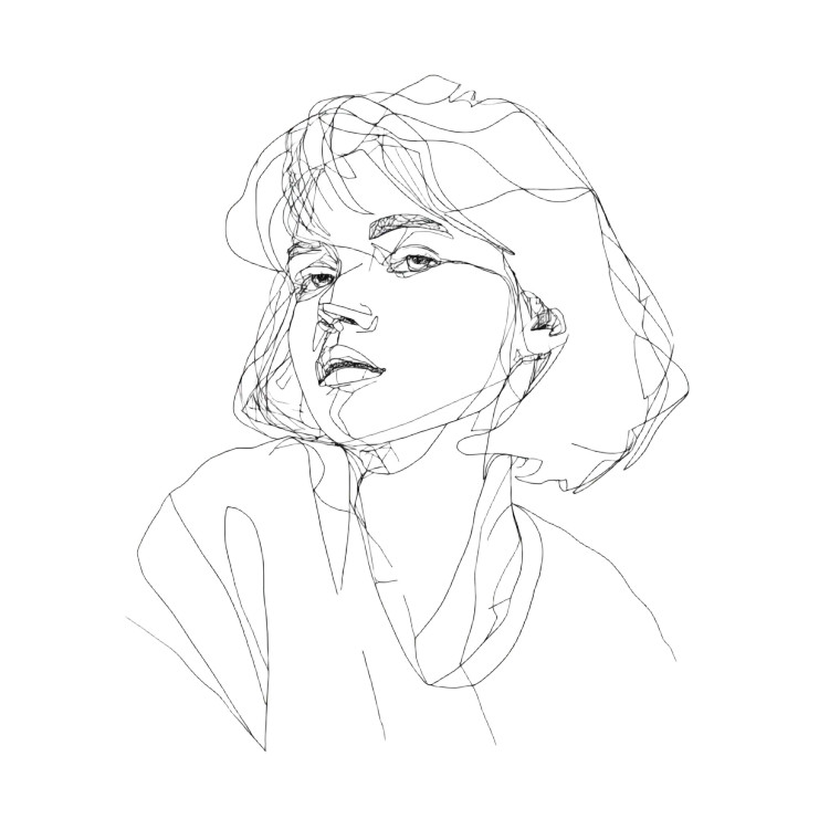 Beautiful Girl V11 Vinyl Car Decal Sticker – Waterproof & UV-Resistant 8"