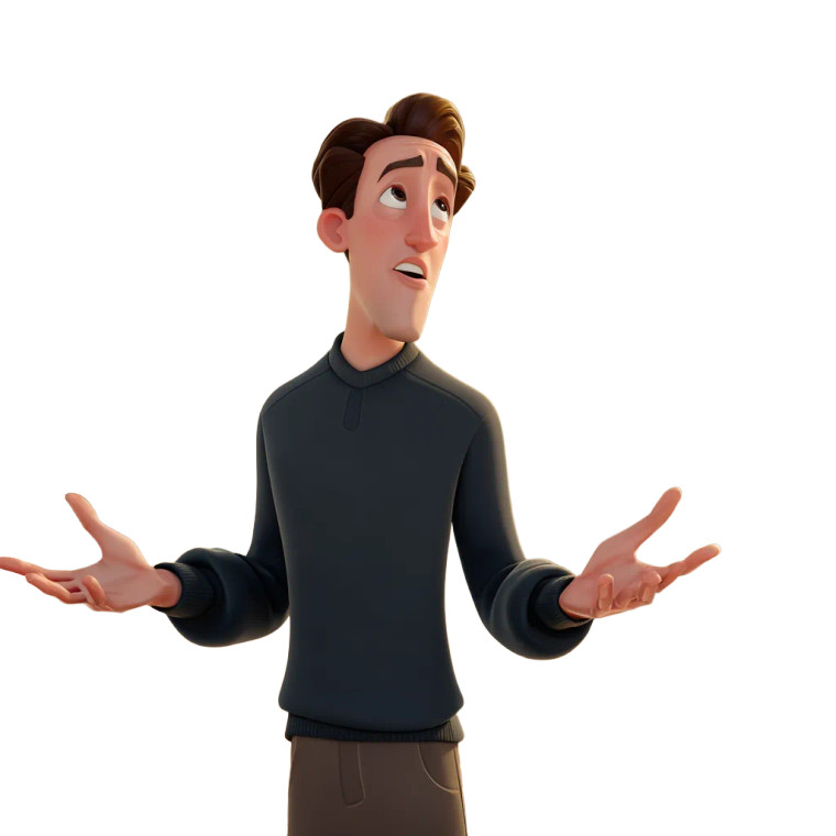 Handsome Male Speaking Vinyl Car Decal Sticker – Waterproof & UV-Resistant 8"