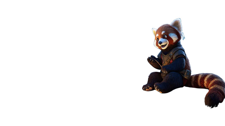 Happy Red Panda Camping Vinyl Car Decal Sticker – Waterproof & UV-Resistant 8"