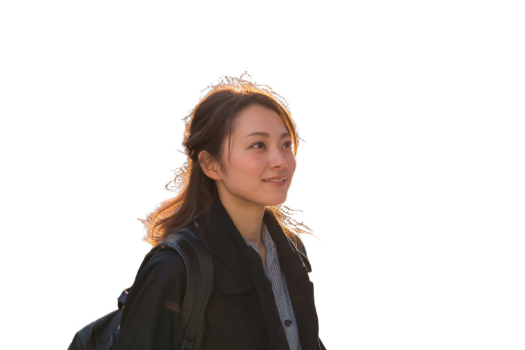 Sunrise Stroll Vinyl Car Decal Sticker – Waterproof & UV-Resistant 8"