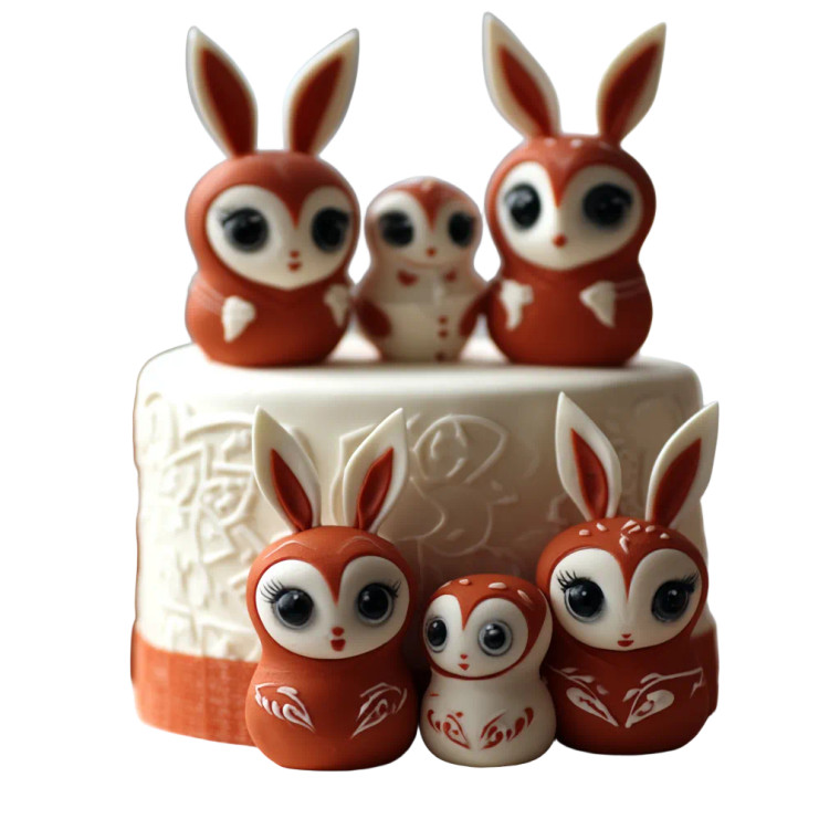 Russian Easter Cake Vinyl Car Decal Sticker – Waterproof & UV-Resistant 8"