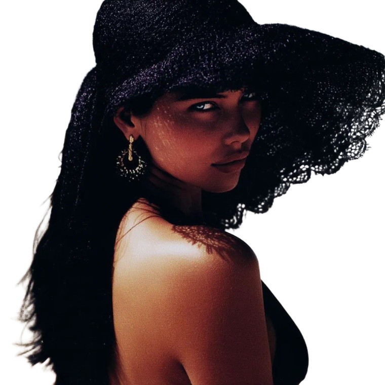 Adriana Lima Beach Vinyl Car Decal Sticker – Waterproof & UV-Resistant 8"