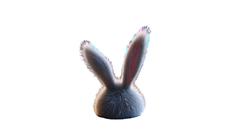 Easter Bunny Ears Vinyl Car Decal Sticker – Waterproof & UV-Resistant 