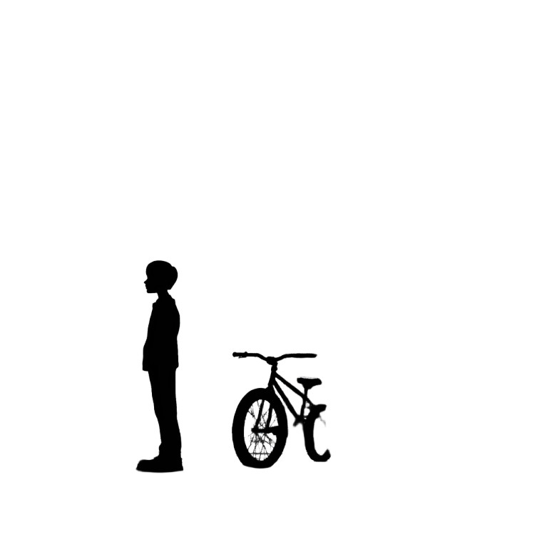 Gangster Boy Silhouette Vinyl Car Decal Sticker – Waterproof & UV-Resistant 8"