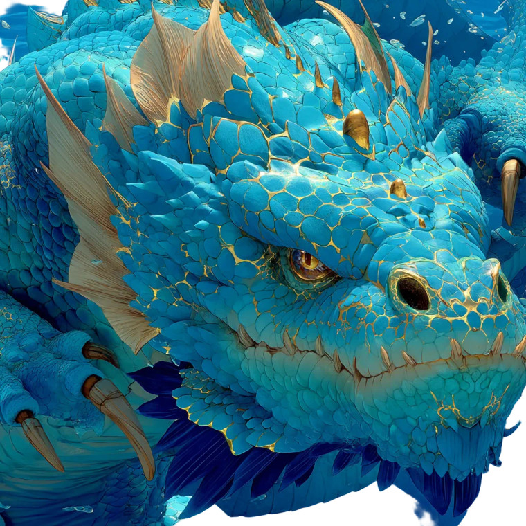 Heavenly Dragon Vinyl Car Decal Sticker – Waterproof & UV-Resistant 8"