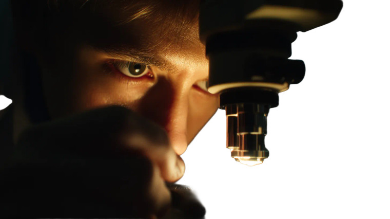 Engineer At Microscope Vinyl Car Decal Sticker – Waterproof & UV-Resistant 8"