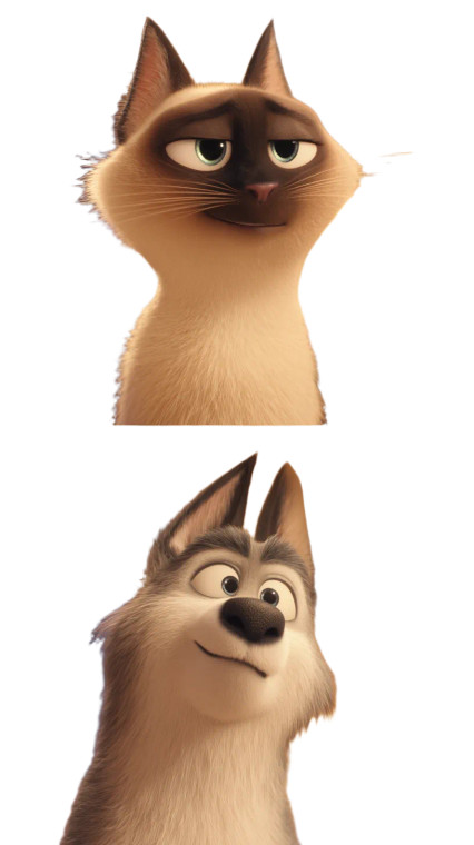 Elegant Siamese Cat Vinyl Car Decal Sticker – Waterproof & UV-Resistant 8"