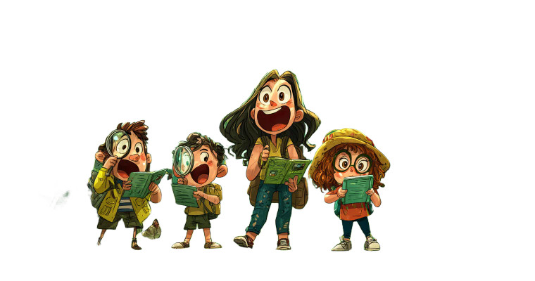 Forest Exploration Guide Vinyl Car Decal Sticker – Waterproof & UV-Resistant 8"