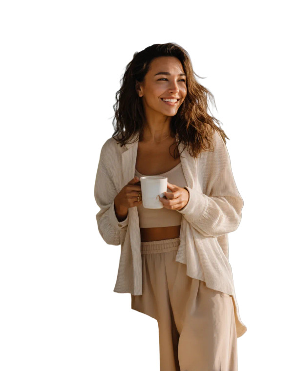 Smiling Elegant Woman Vinyl Car Decal Sticker – Waterproof & UV-Resistant 8"