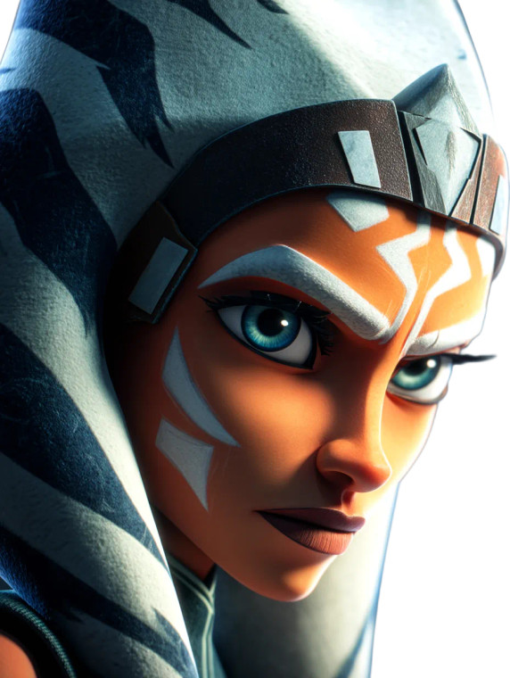 Ahsoka Tano Clone Wars Vinyl Car Decal Sticker – Waterproof & UV-Resistant 8"