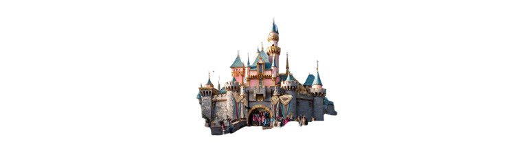 Disneyland Castle Vinyl Car Decal Sticker – Waterproof & UV-Resistant 8"