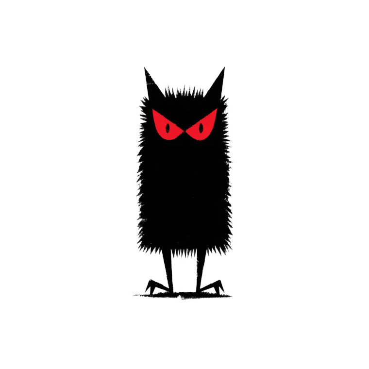 Kawaii Black Sheep Vinyl Car Decal Sticker – Waterproof & UV-Resistant 8"