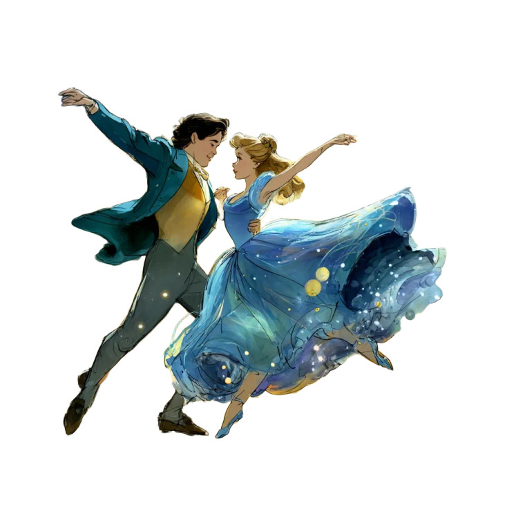 Cinderella'S Slipper Moment Vinyl Car Decal Sticker – Waterproof & UV-Resistant 8"