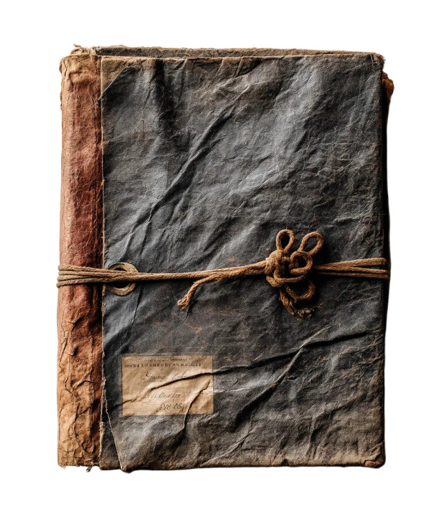 Worn Folder Vinyl Car Decal Sticker – Waterproof & UV-Resistant 8"