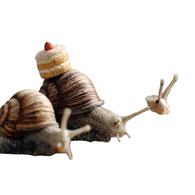 Snails' Birthday Party Vinyl Car Decal Sticker – Waterproof & UV-Resistant 8"