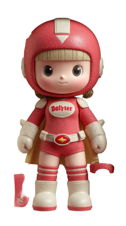Dollyluster Figurine Vinyl Car Decal Sticker – Waterproof & UV-Resistant 8"